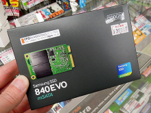 SAMSUNGの高速mSATA SSD「840 EVO mSATA」に、500GBモデルが登場！